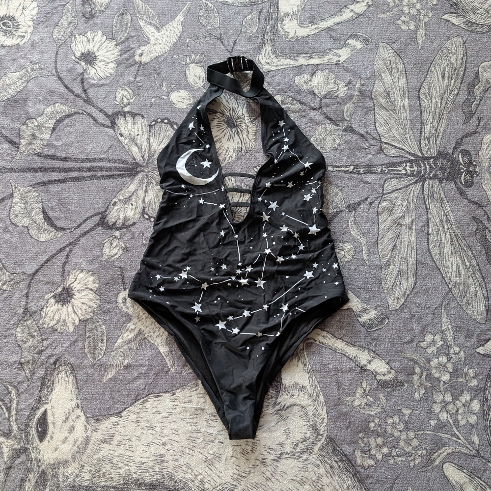Celestial Halter Swimsuit
